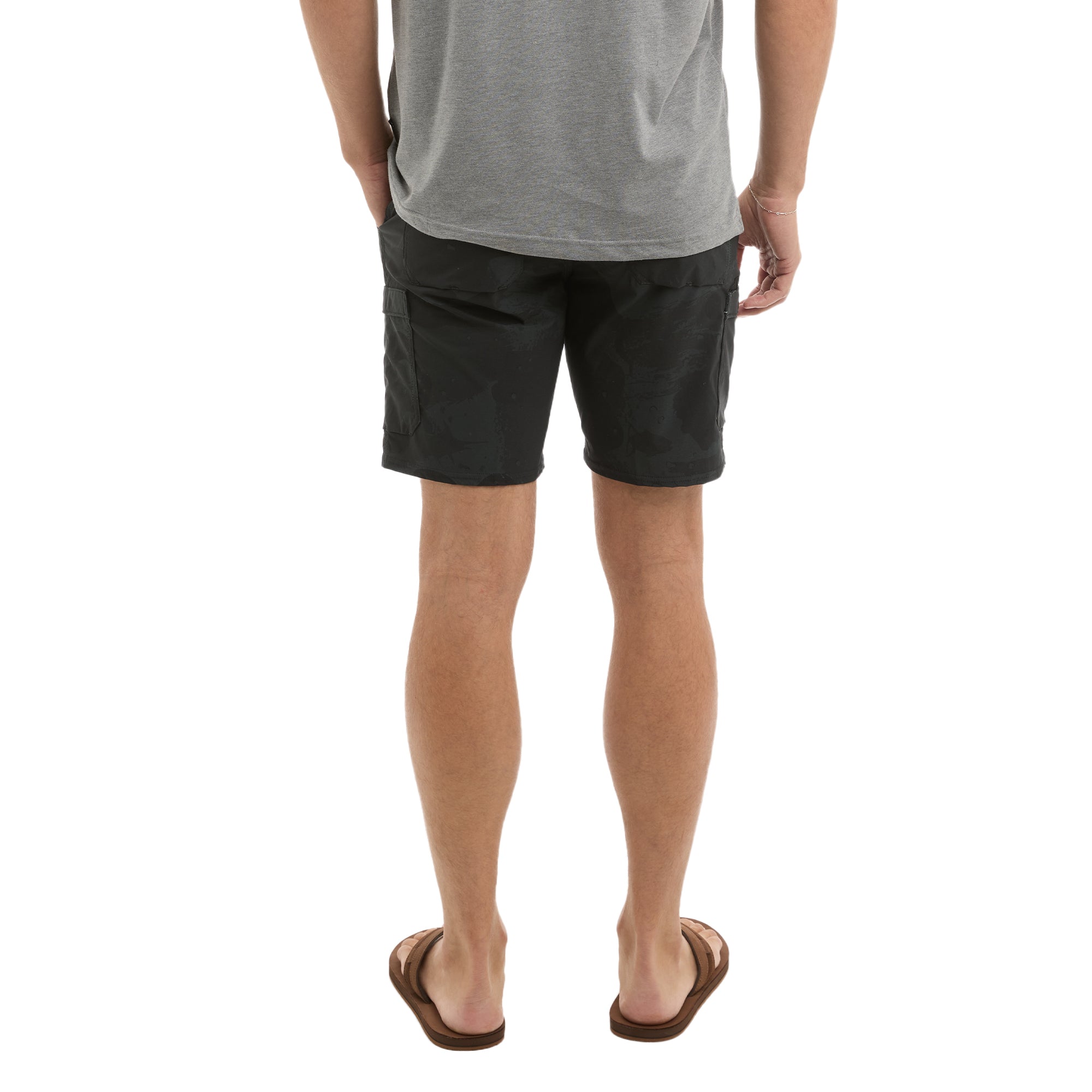 Pelagic Madeira Cargo bermuda uomo nero nylon stretch cargo