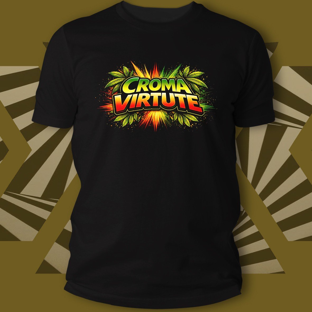 Matrix Music Store Croma Virtute Logo t-shirt cotone organico