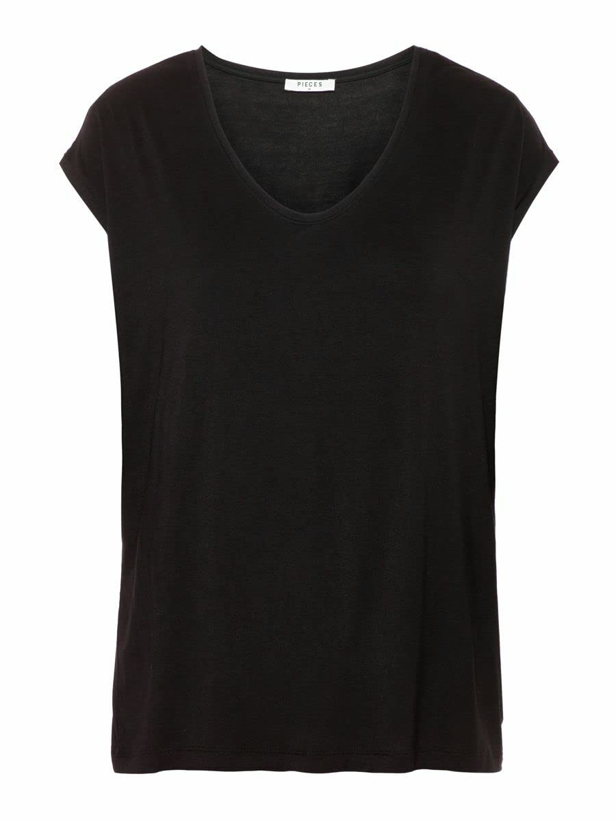 Pieces Pcbillo Tee Solid Noos t-shirt donna tinta unita