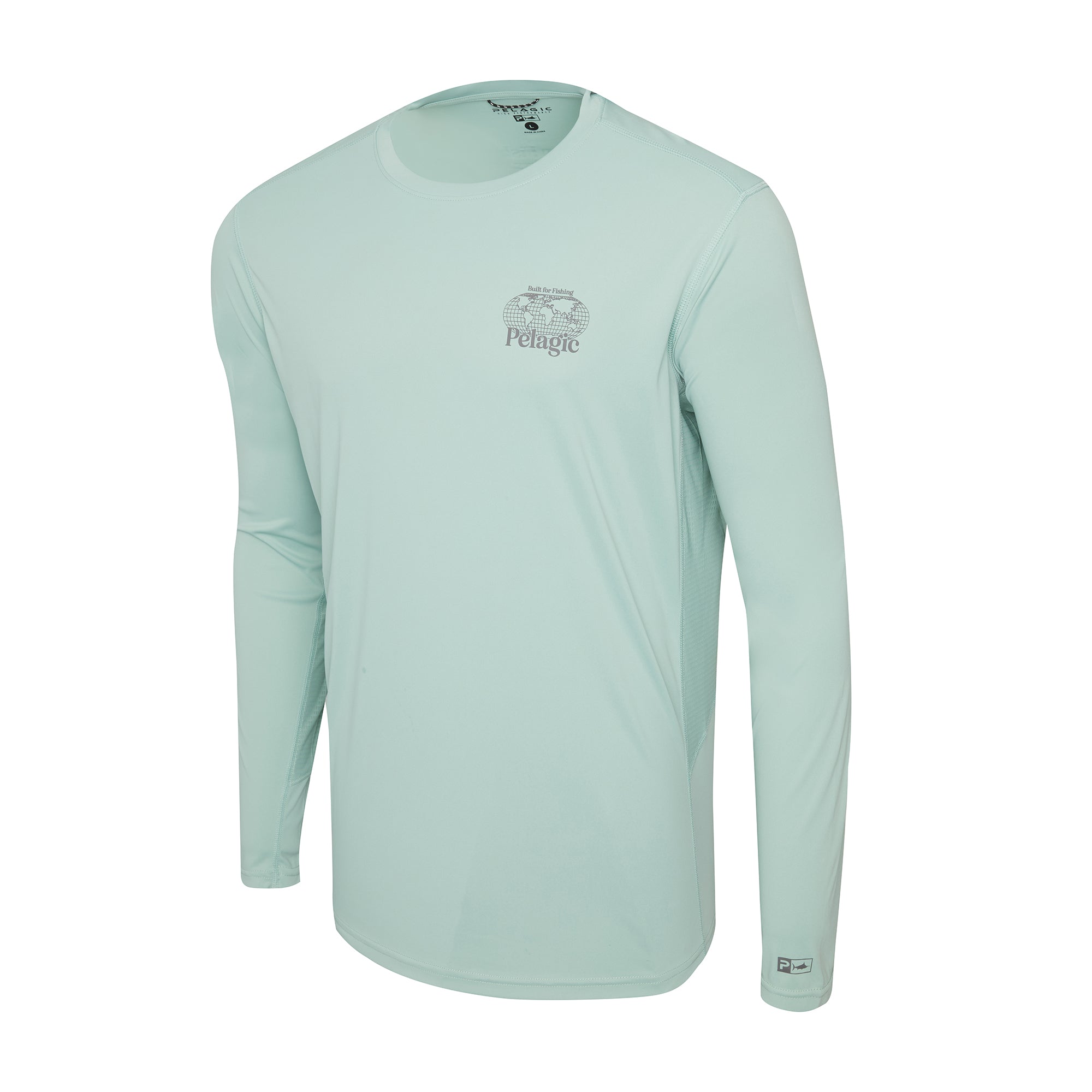 Pelagic Vaportek Worldwide YFT maglia pesca salvia UPF 50+