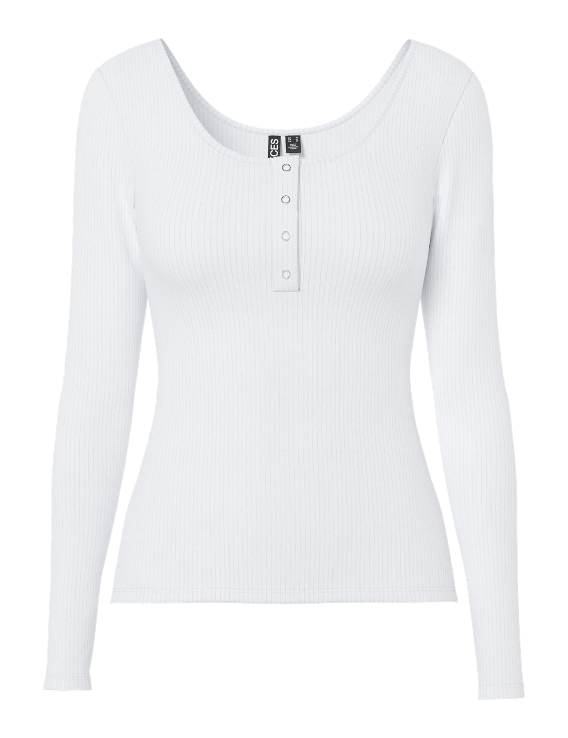 Pieces Pckitte maglietta maniche lunghe XS bianco