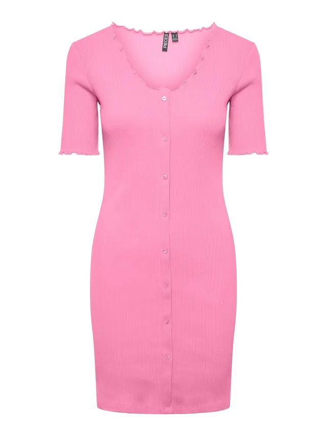 Pieces Pcnukisa abito donna rosa taglia M