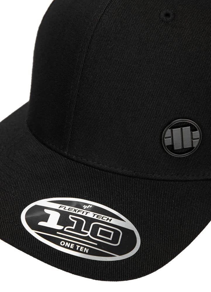 Pitbull 3D Metal Logo cappello snapback nero cotone