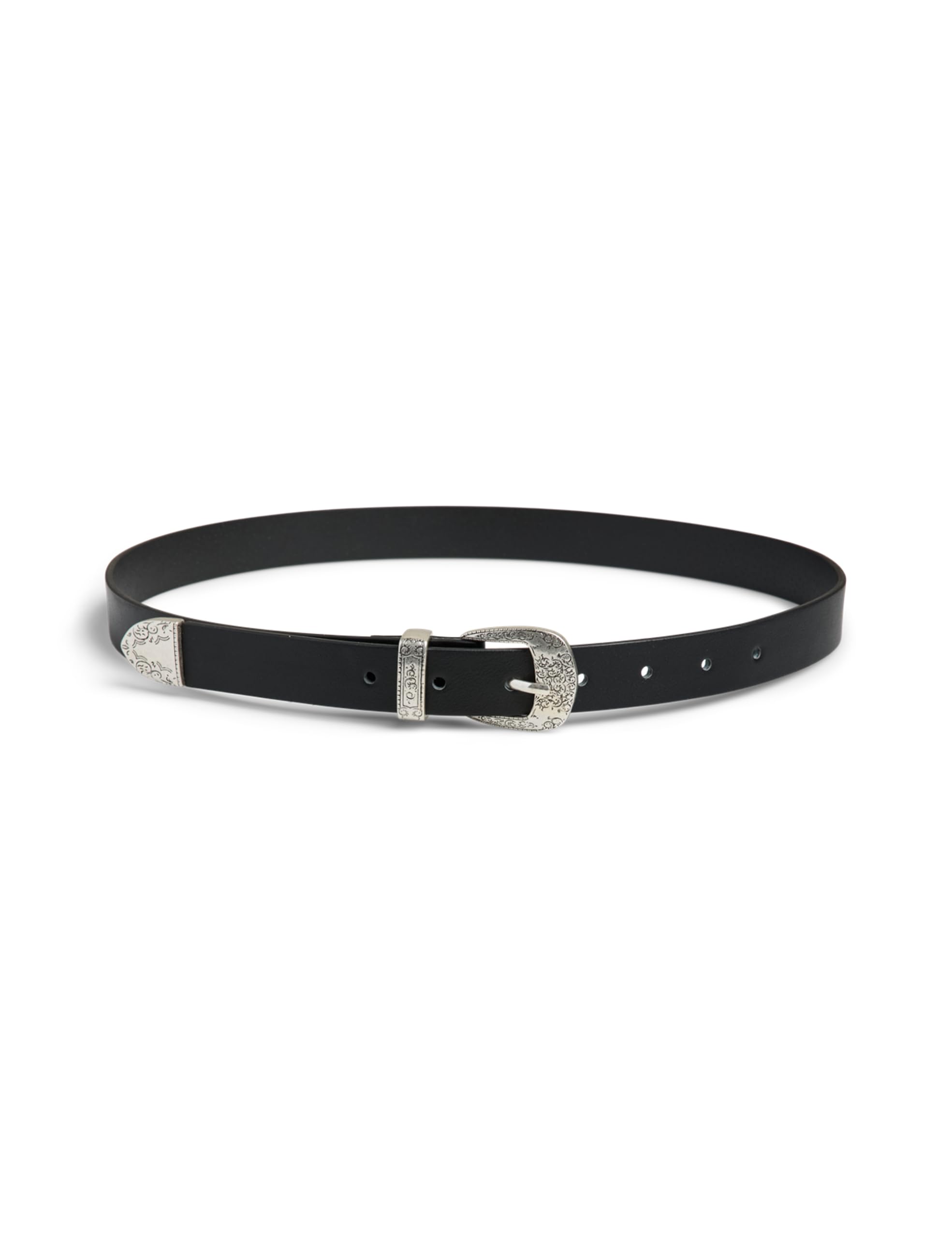 Pieces Pcjiona Western Cintura Jeans Donna fibbia