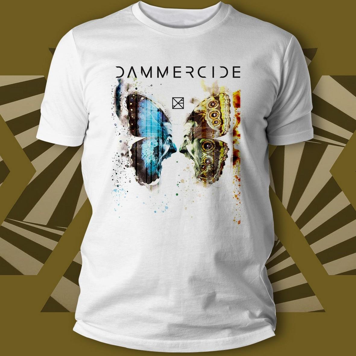 Dammercide Green Logo t-shirt cotone organico