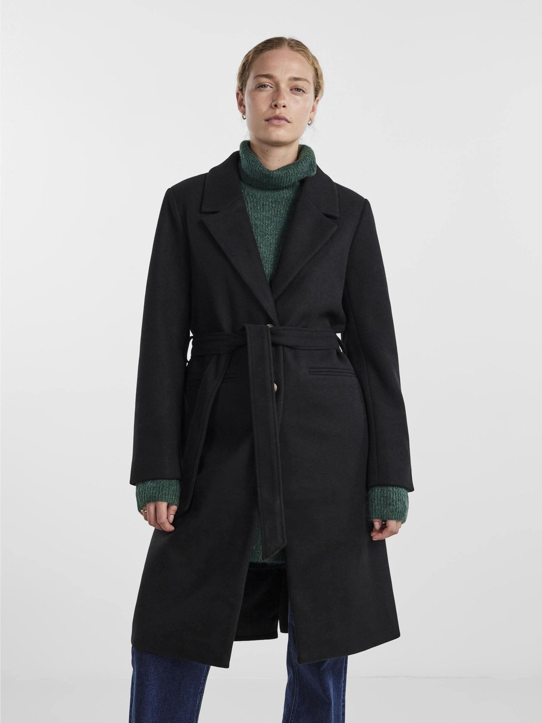 Pieces Pcnasha LS Coat Noos cappotto taglia S manica lunga