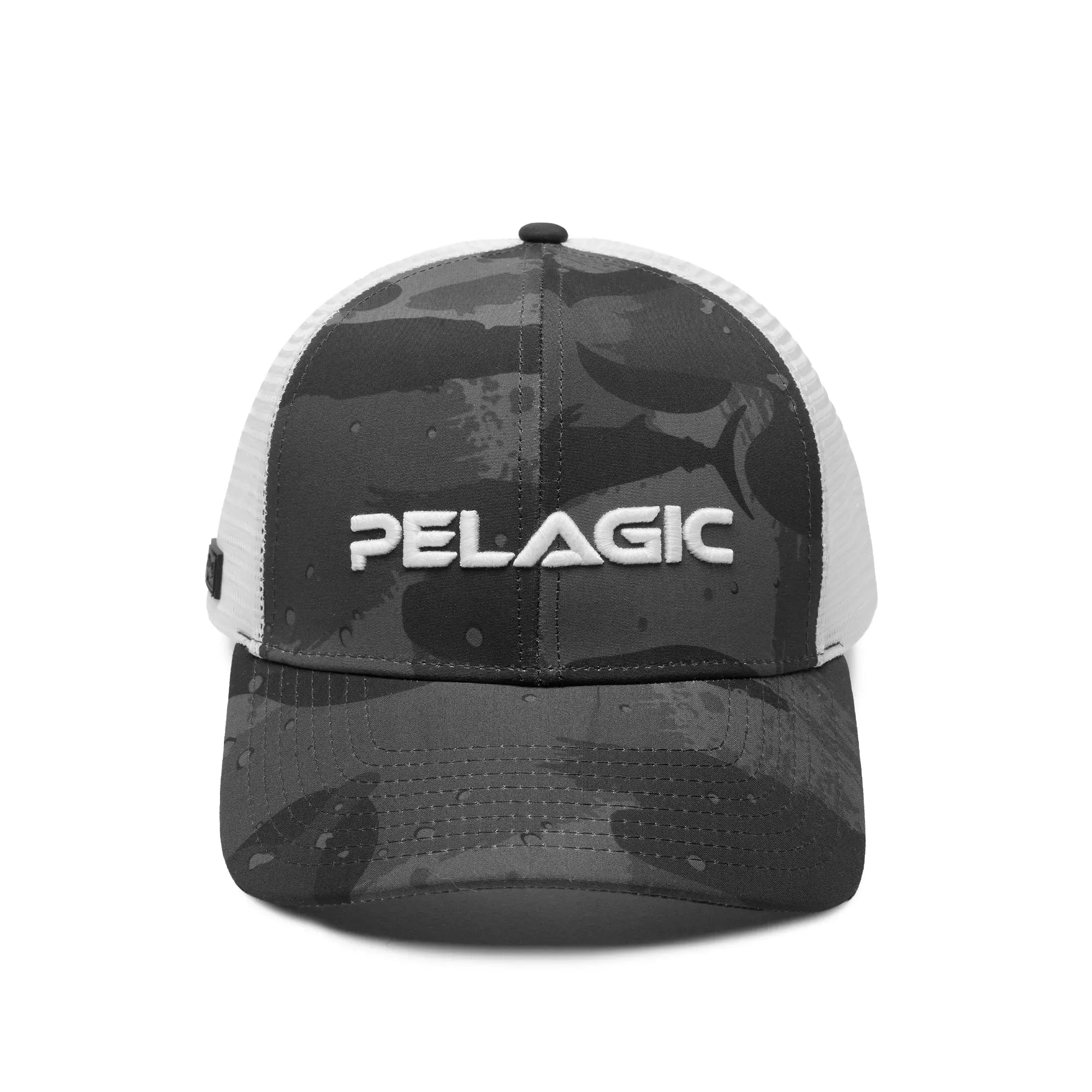 Pelagic Flybridge Brush Camo cappello nero taglia unica traspirante