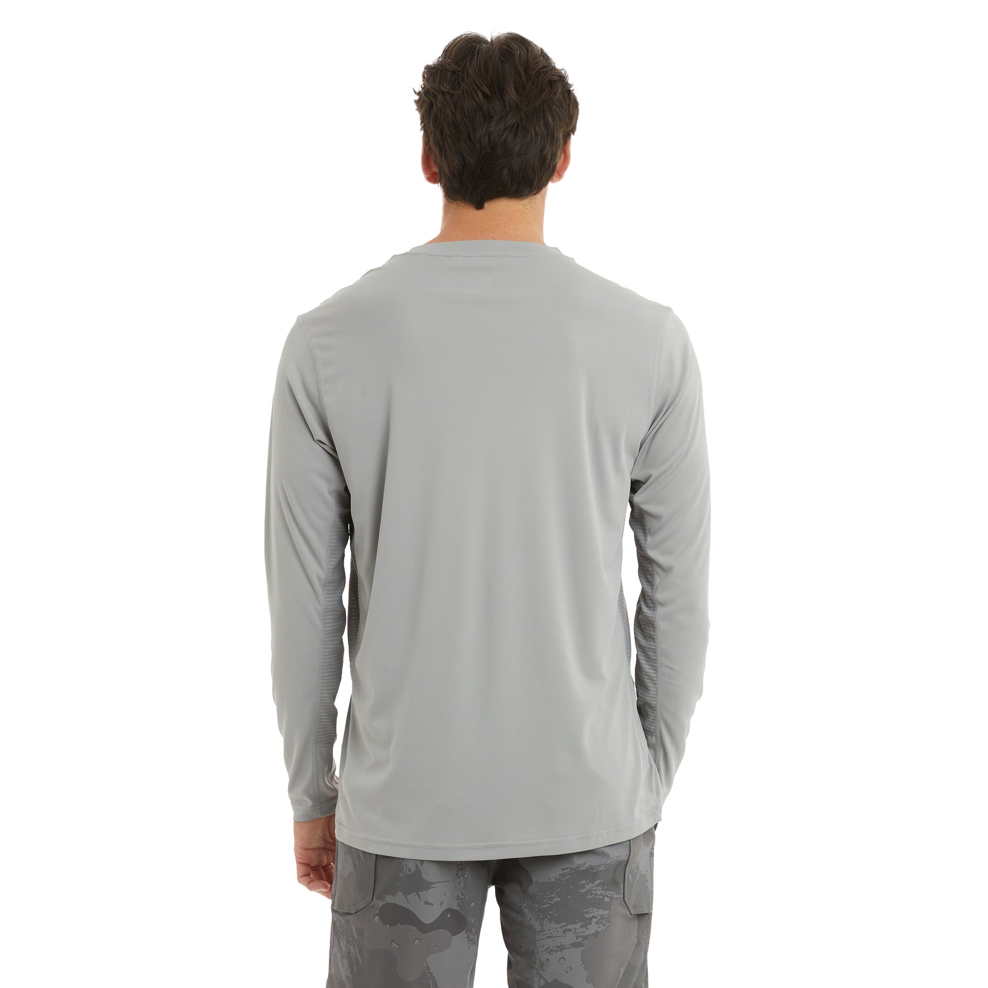 Pelagic Vaportek camicia pesca grigia manica lunga UPF 50+