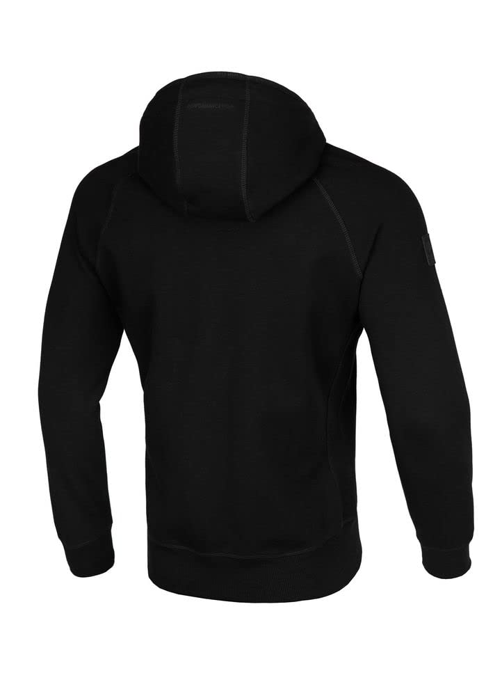 Pit Bull West Coast Thelborn felpa con cappuccio nera M cotone 400
