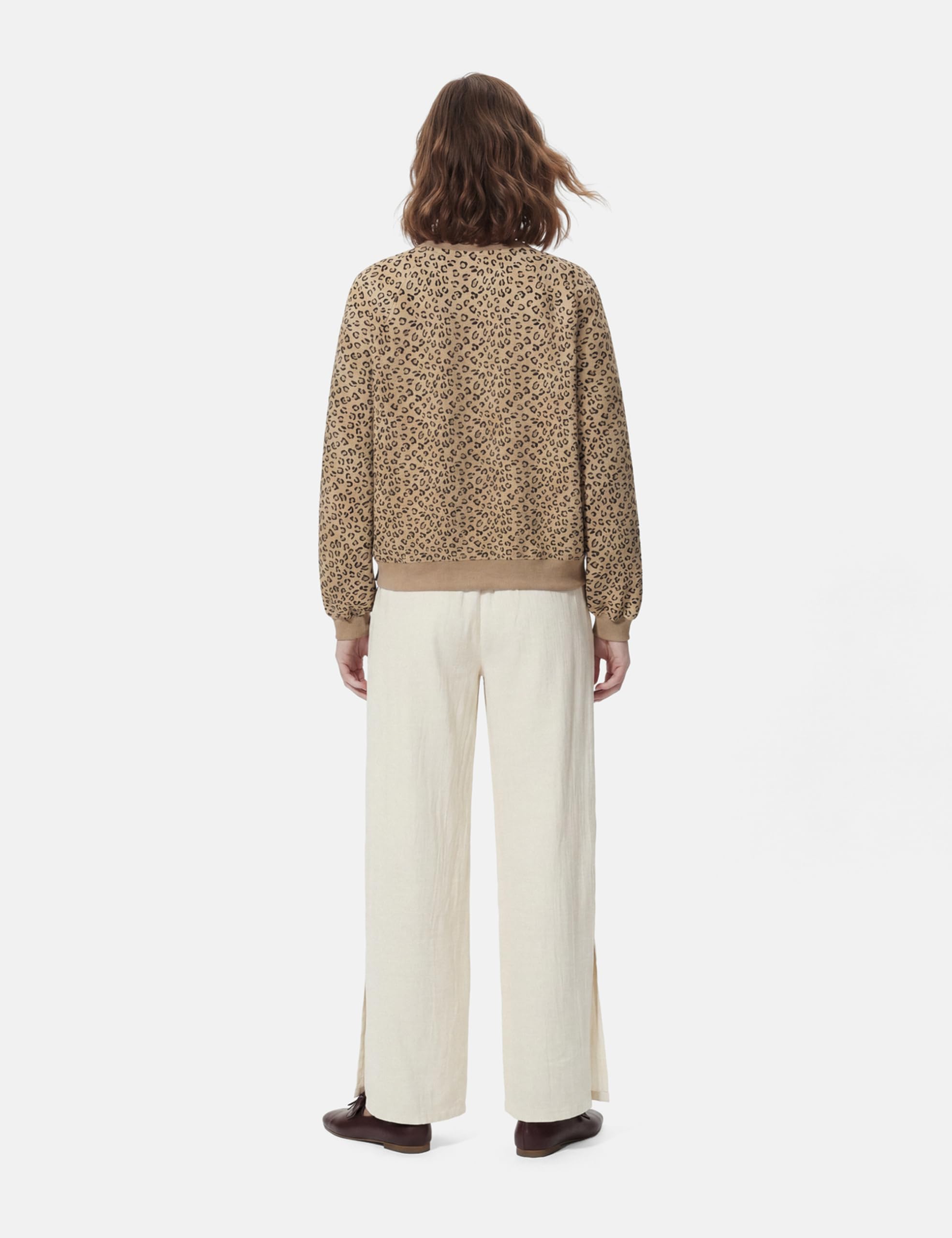 Pieces Pcagnes HW pantaloni donna L con spacco alto