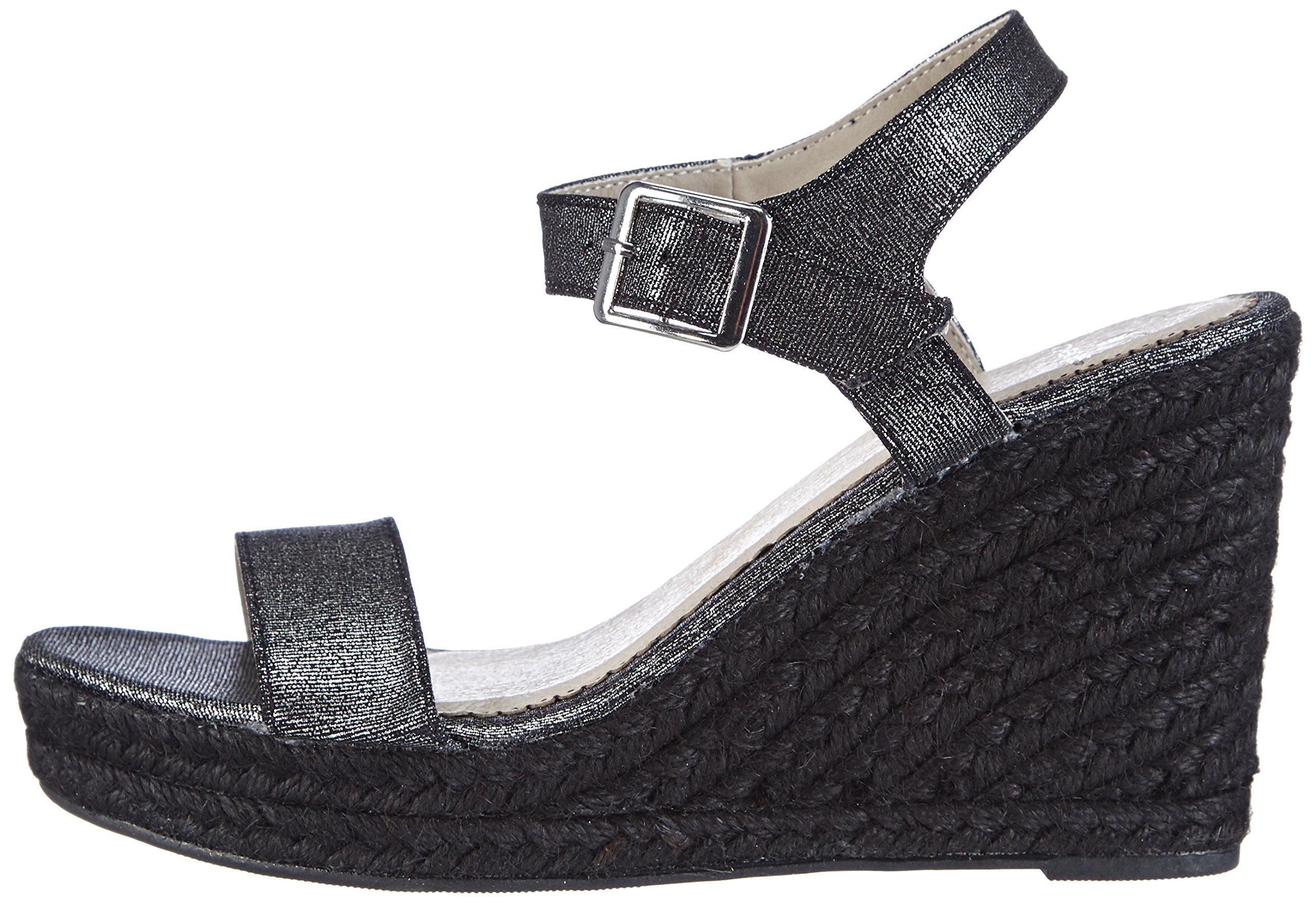 Pieces Halloumi Espadrillos sandali donna 37 con zeppa