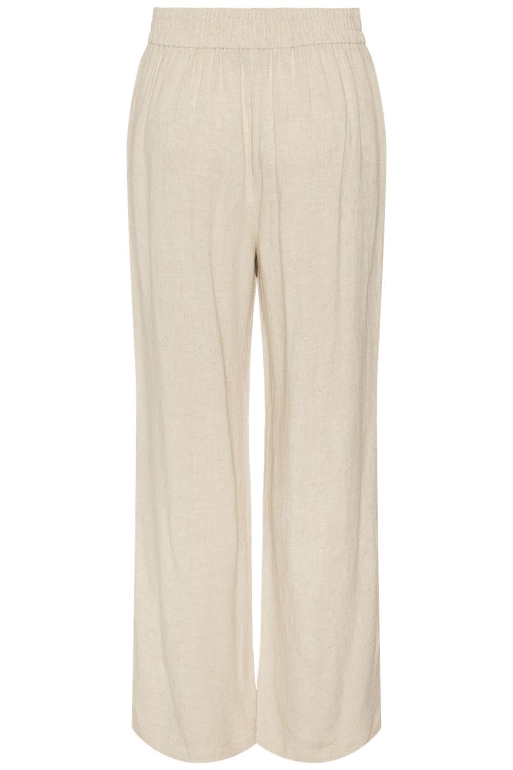 Pieces Pcvinsty Pantaloni Lino Donna L