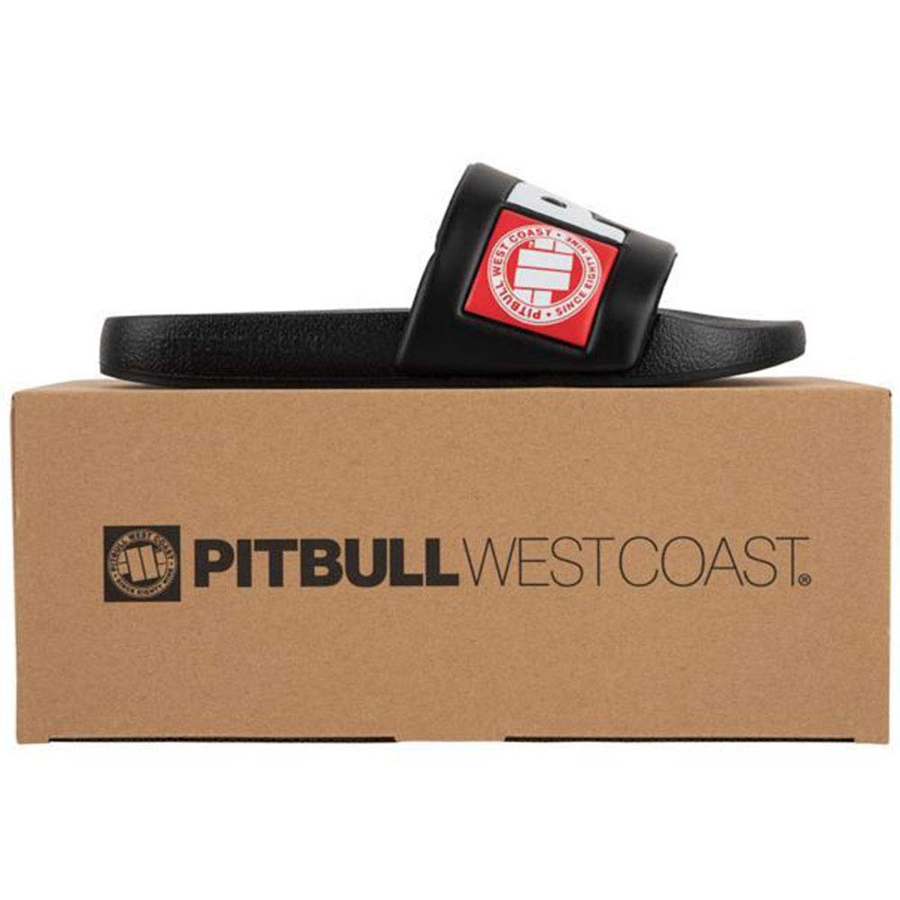Pit Bull Logo infradito ciabatte nere uso quotidiano