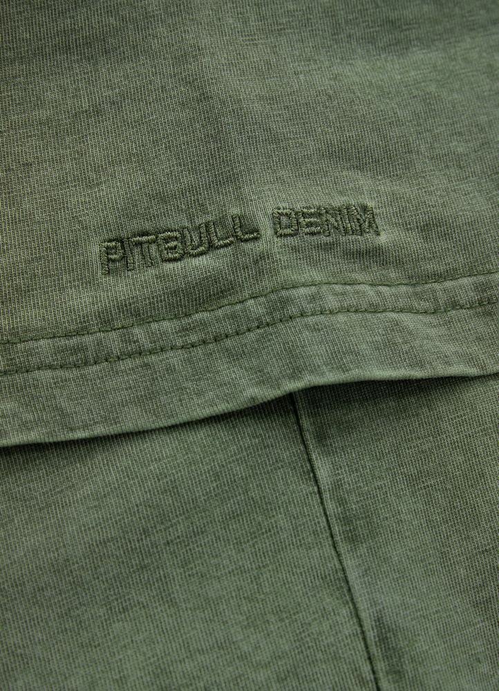 Pit Bull West Coast Denim Washed t-shirt uomo cotone