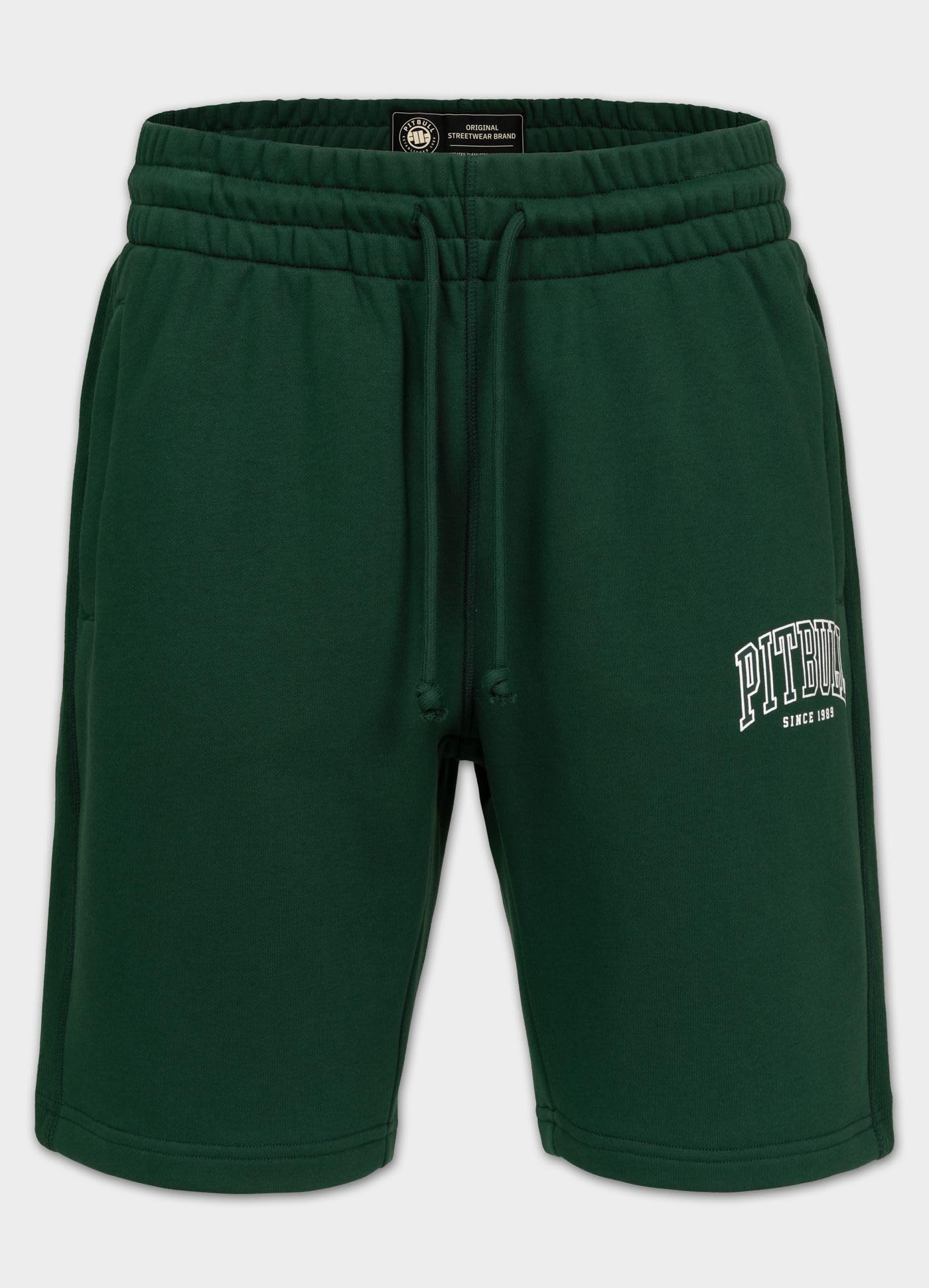 Pitbull Badger pantaloncini uomo cotone regular fit con zip