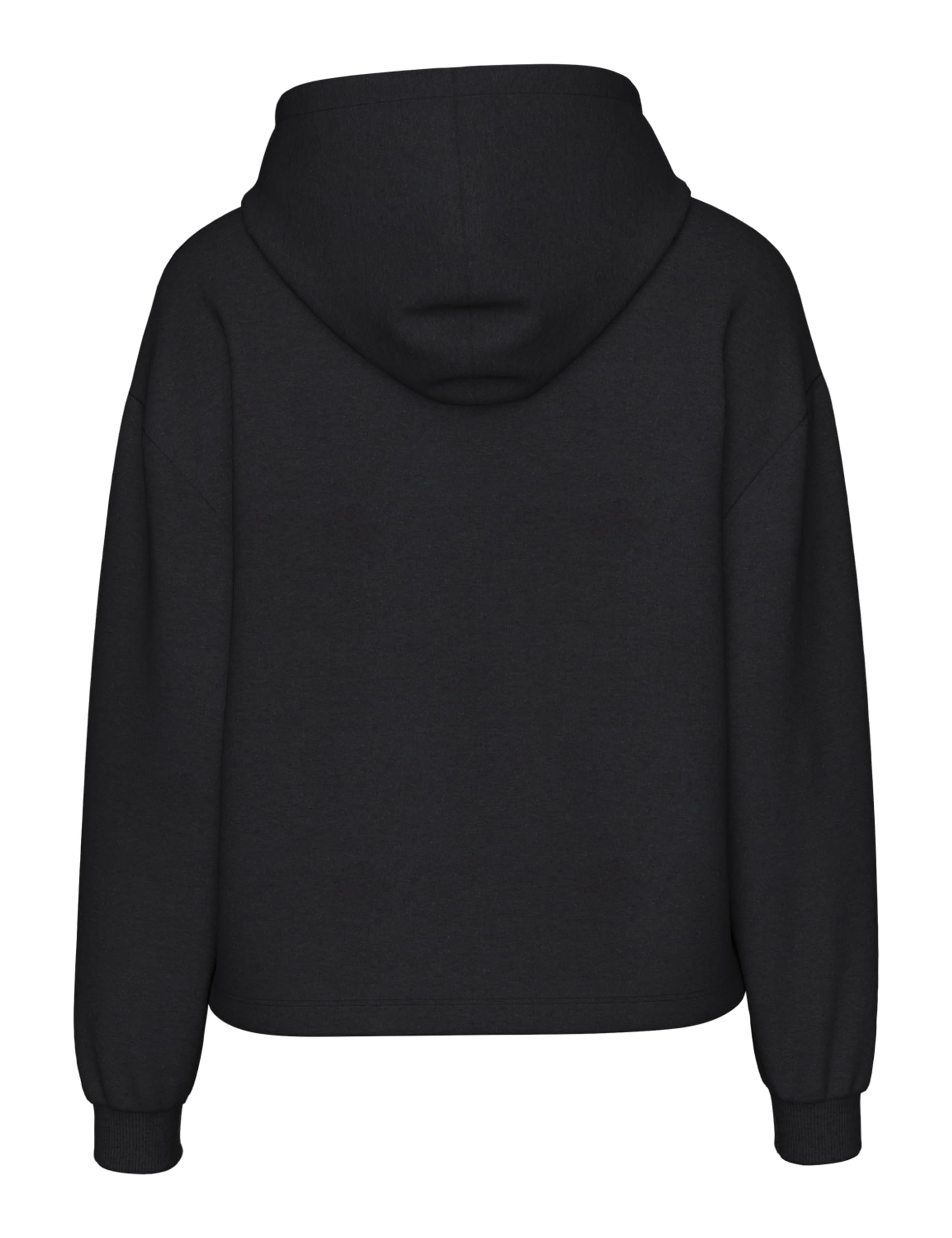 Pieces Pcchilli LS Heart Hoodie felpa con cappuccio manica lunga