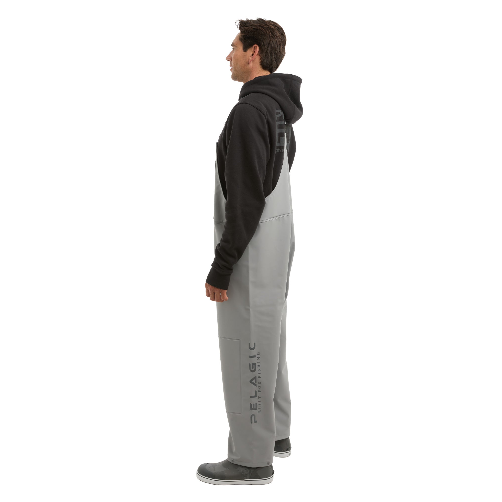 Pelagic Torrent Bib salopette grigia impermeabile
