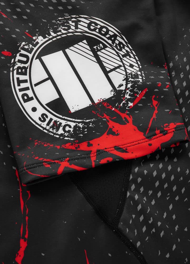 Pitbull rashguard maglietta sportiva uomo manica corta