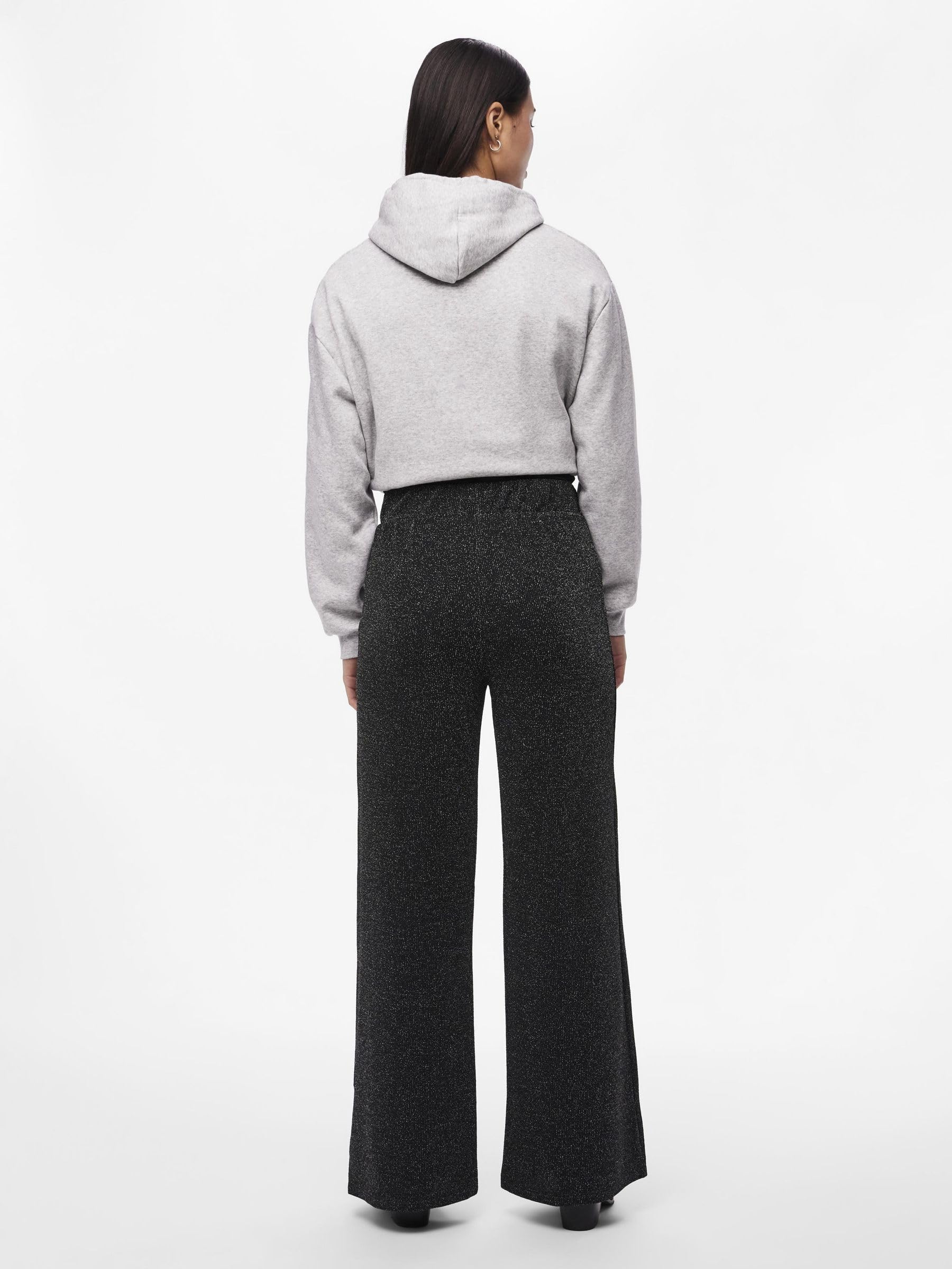 Pieces Pclina HW Wide pantaloni donna XL