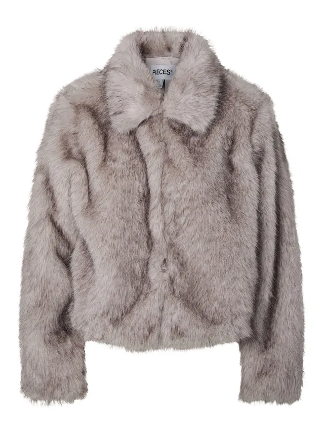 Pieces Pcjilla Short Fluffy giacca donna fluffy L