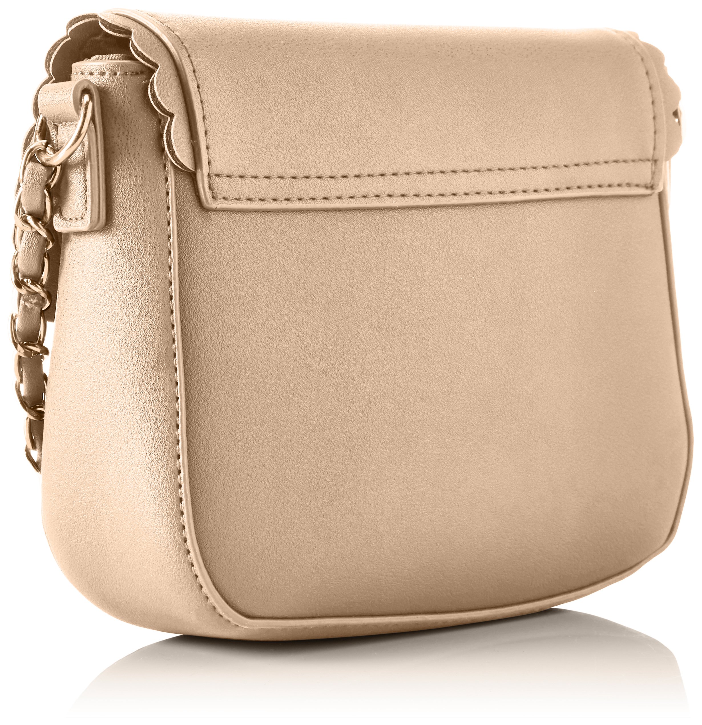 Pieces Pcsolvej Cross Body borsa a spalla beige similpelle