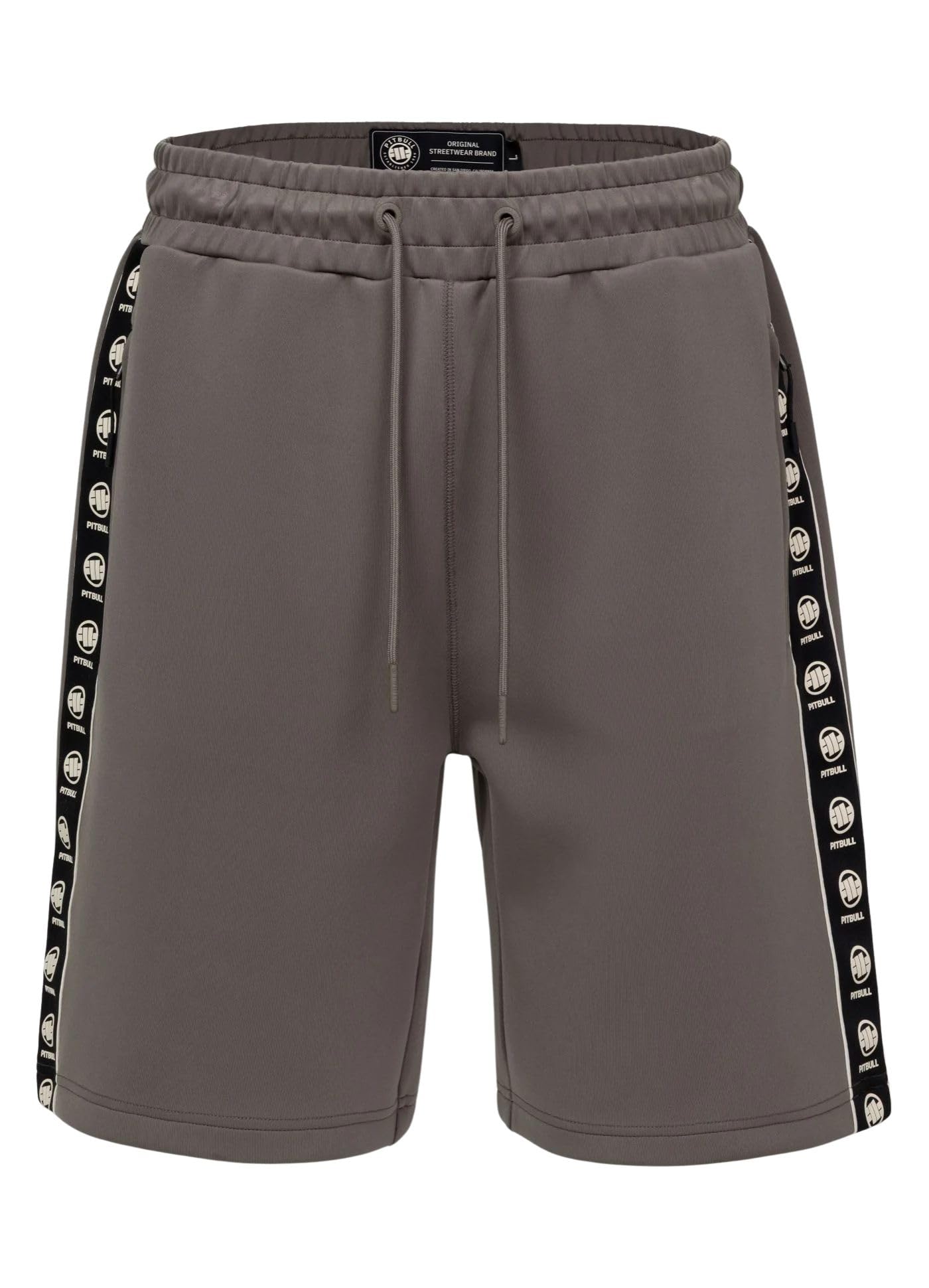 Pitbull Oldschool Powers Shorts Uomo in Felpa con Zip