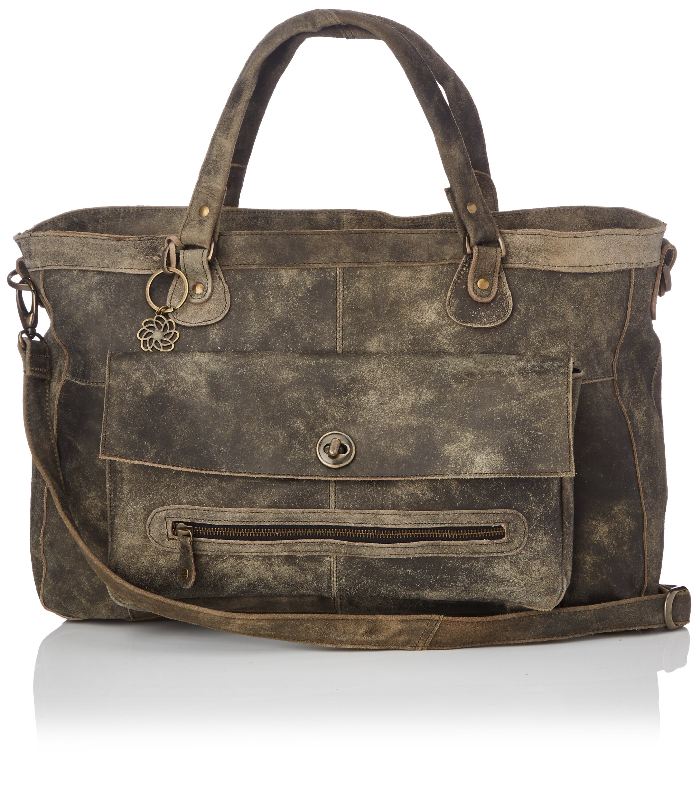 Pieces Totally Royal Leather borsa viaggio dust