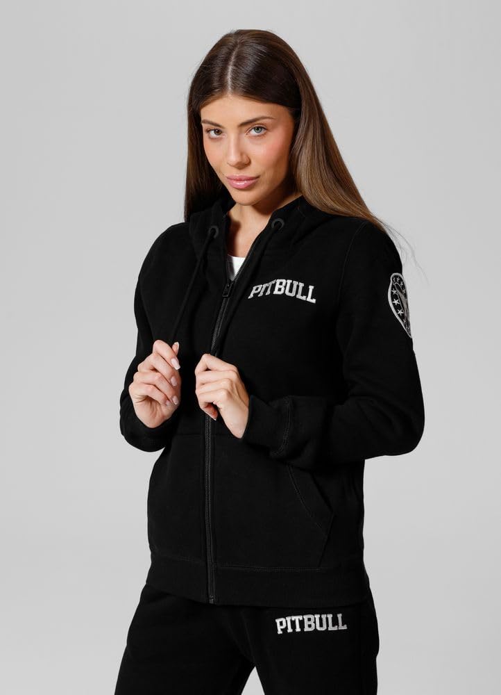 Pitbull Tyrian Felpa Donna M con Cappuccio Zip