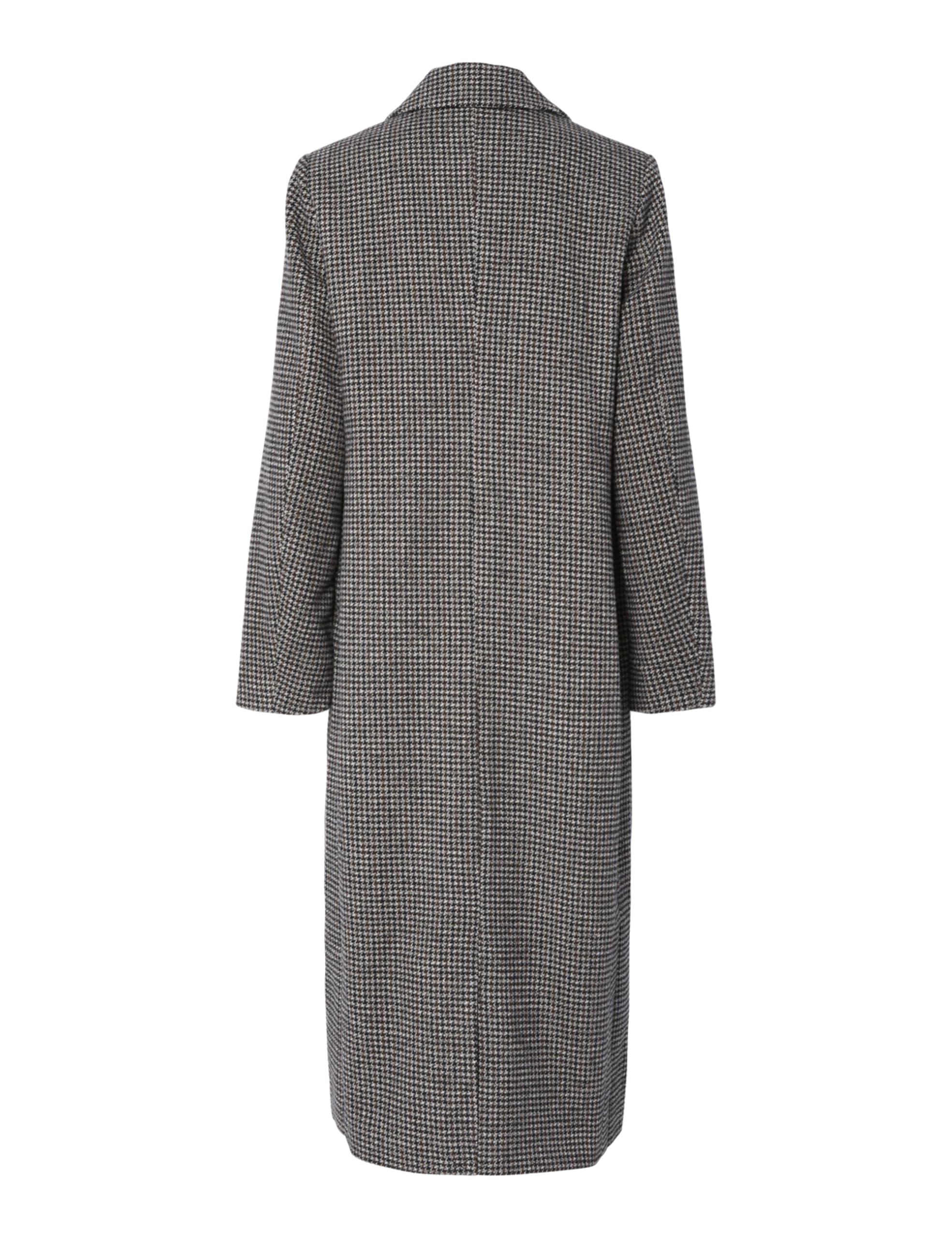 Pieces Pcjadine Long Check Coat cappotto donna XS a quadri
