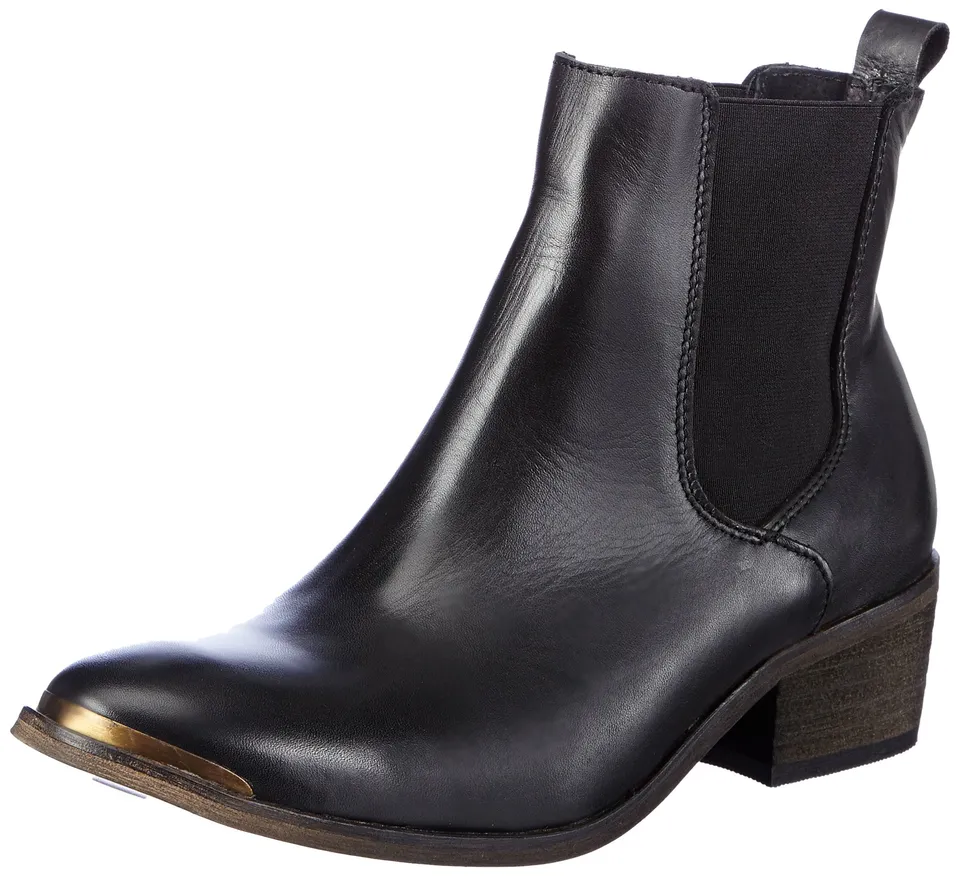 Pieces Becca Leather Metalic stivali donna pelle metallizzata