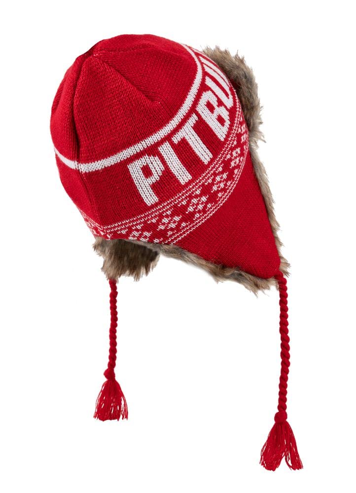 Pit Bull West Coast Mission Bay berretto rosso invernale