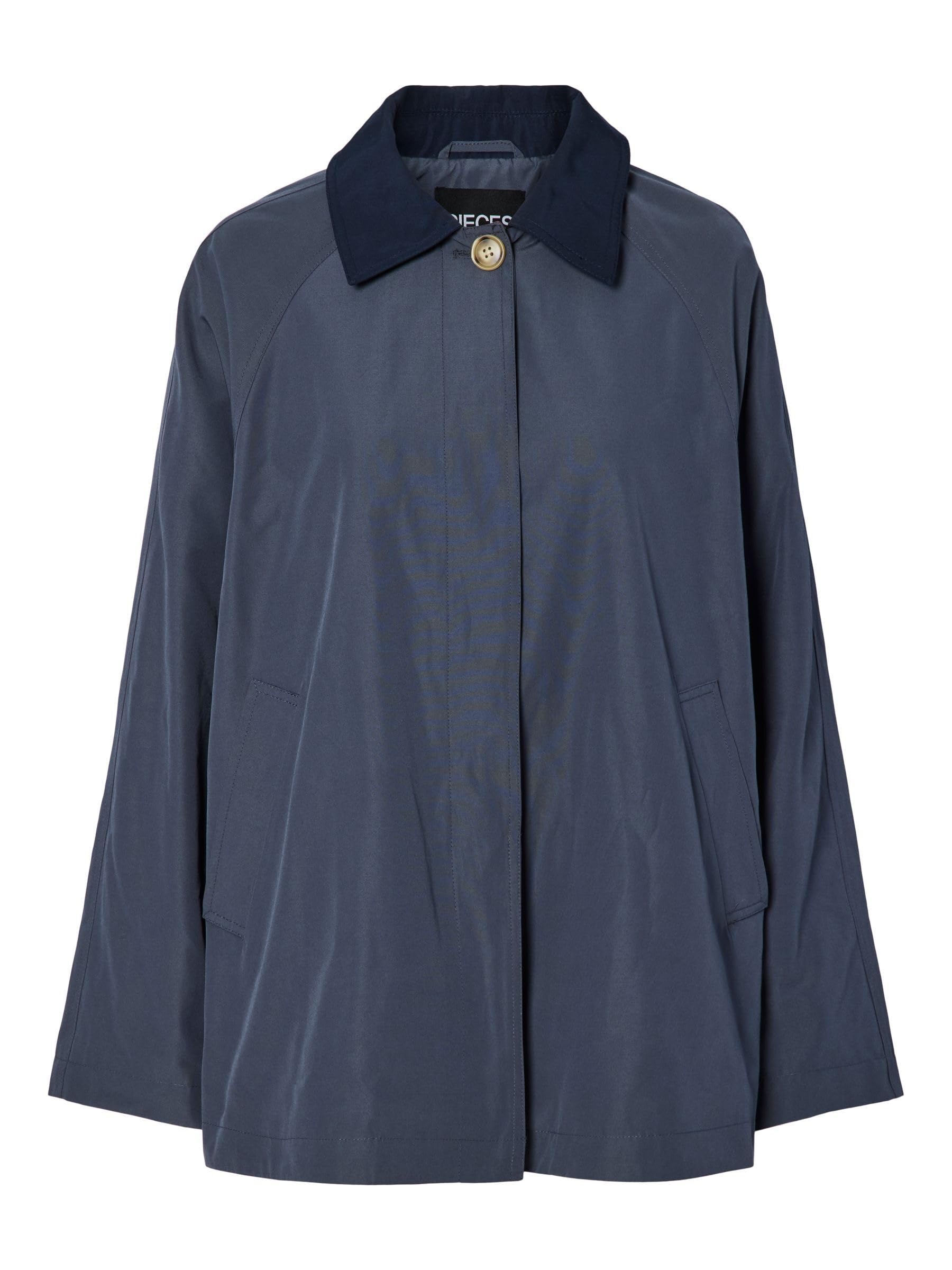 Pieces Pcvilma LS A-Shape Trenchcoat Noos BC trench M comoda