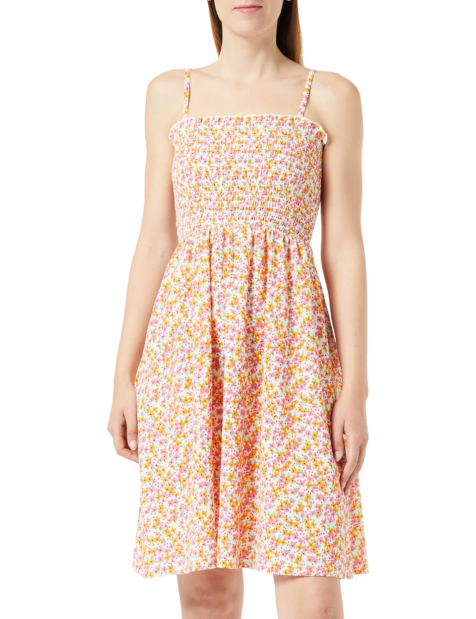 Pieces Pcluciana Strap Midi Dress BC vestito XS fiori
