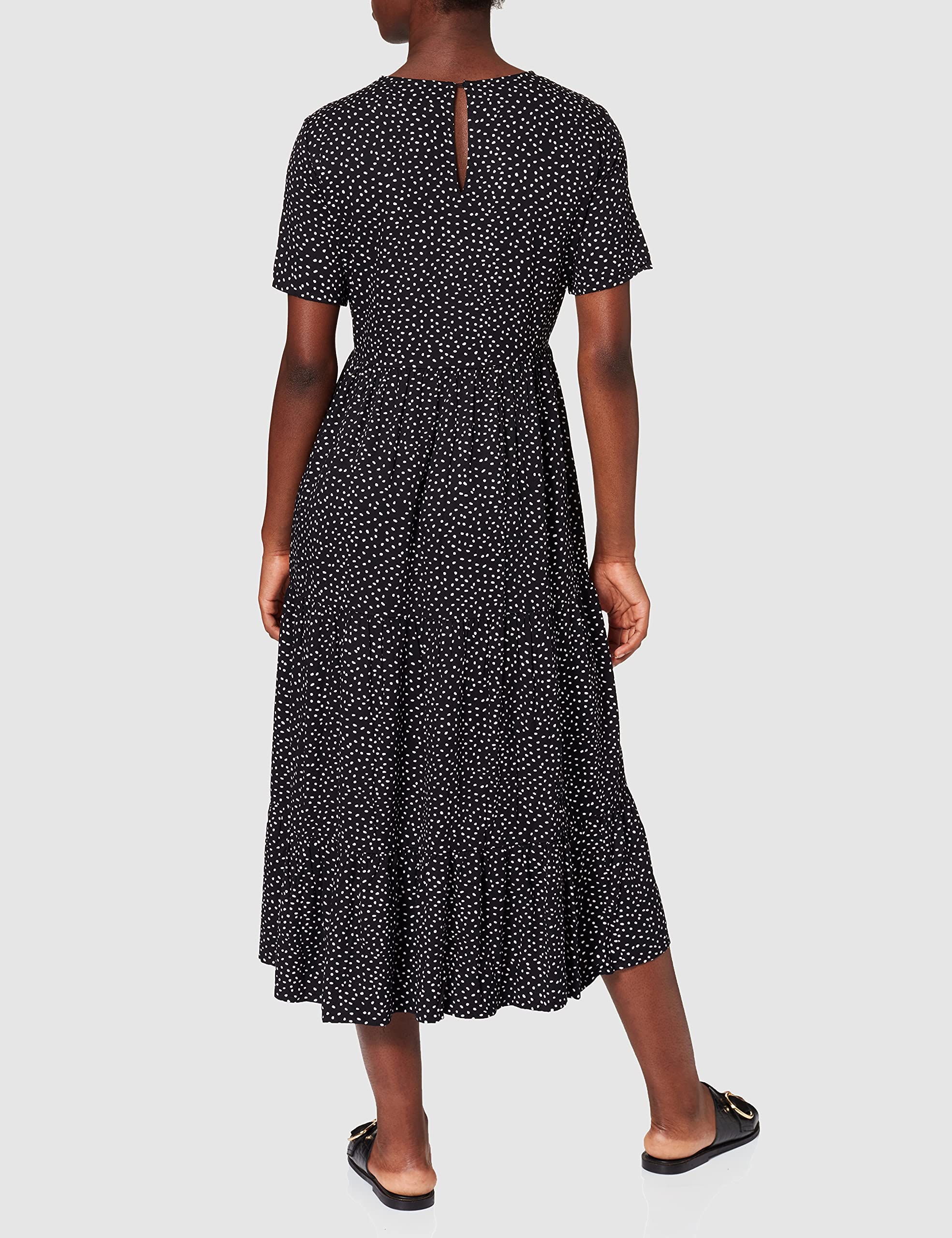 Pieces Pcelle SS Midi Dress BC vestito midi pois