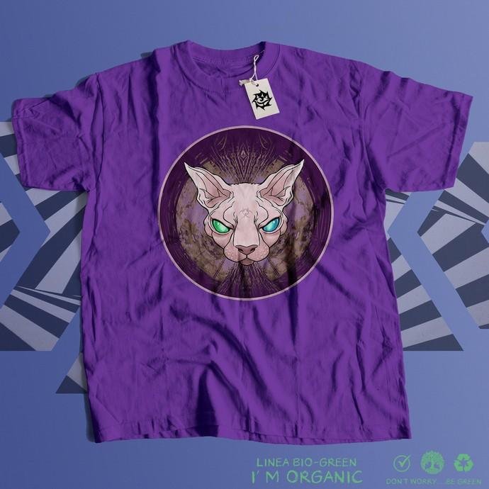 Maoz Cat t-shirt donna cotone traspirante