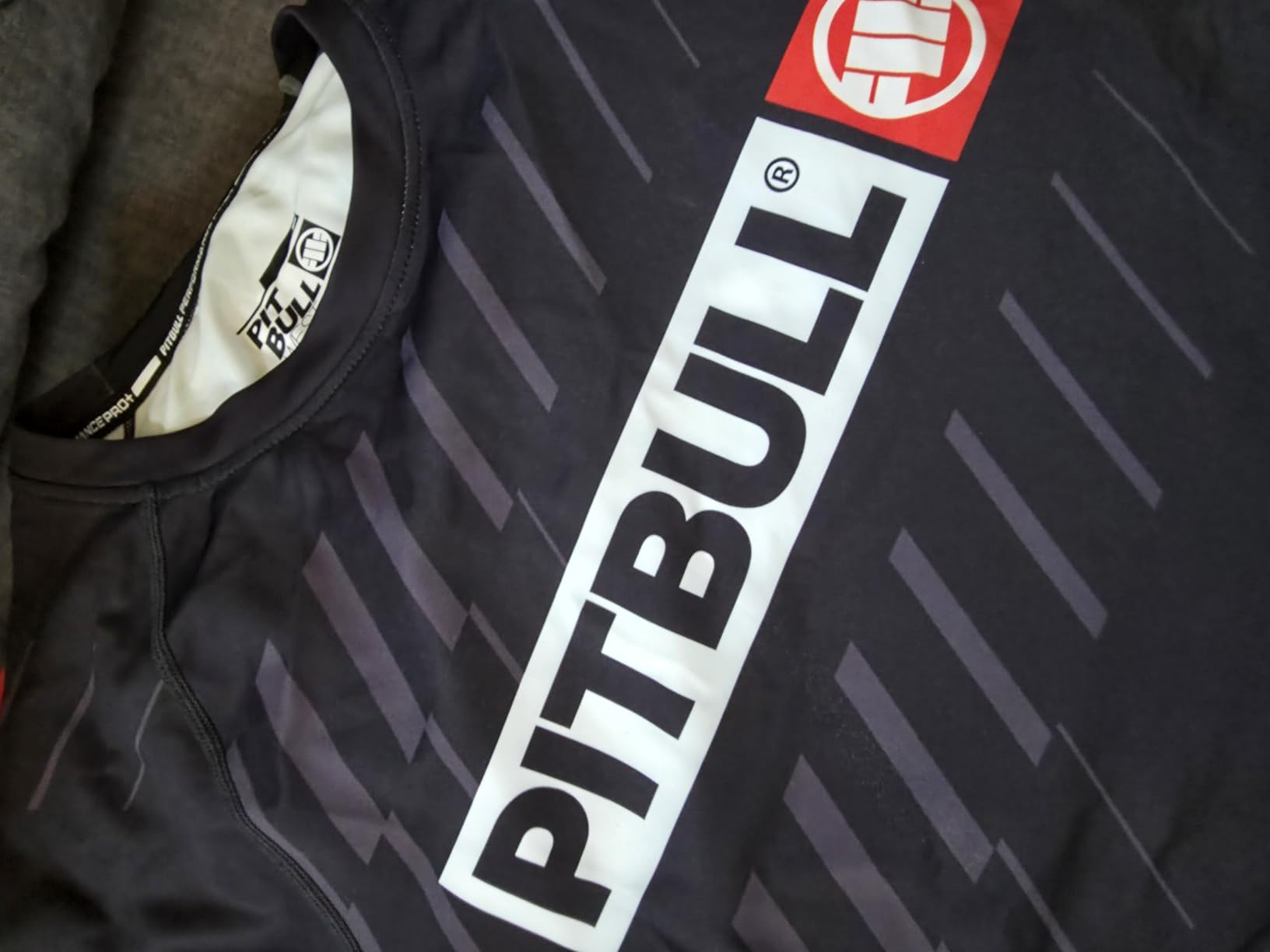 Pitbull West Coast rashguard uomo maglietta sportiva