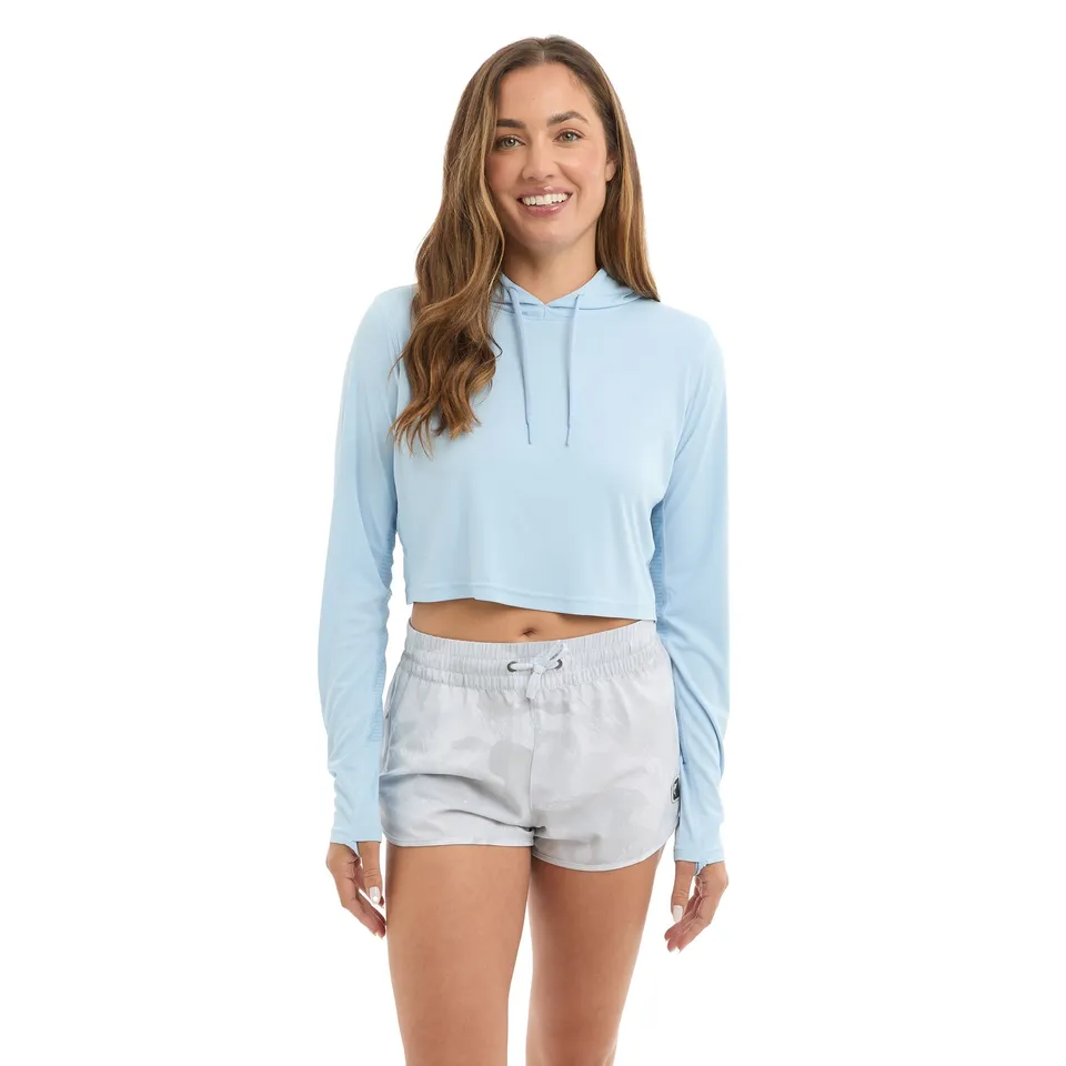 Pelagic Vaportek camicia pesca donna azzurro chiaro UPF 50+