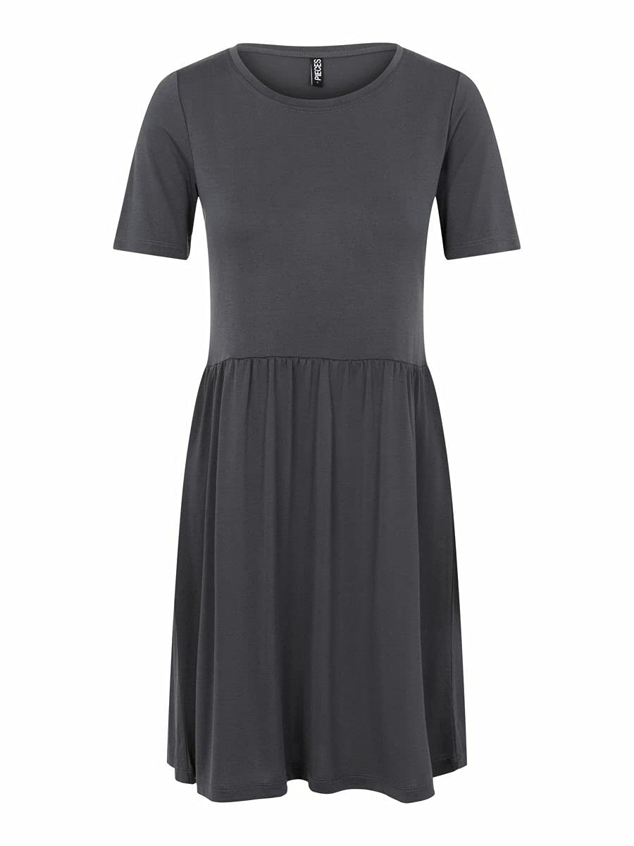 Pieces Pckamala SS Noos BC vestito jersey verde licheni shift