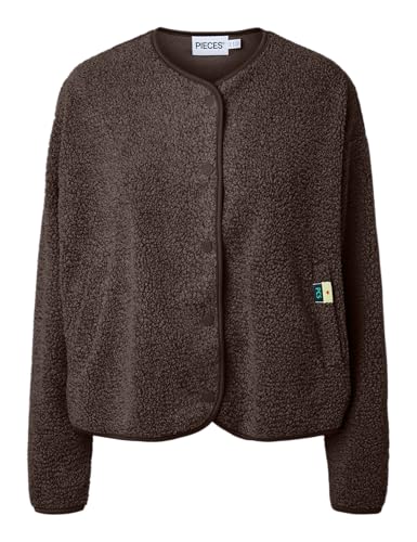 Pieces Pckatty Teddy giacca teddy effetto pelliccia
