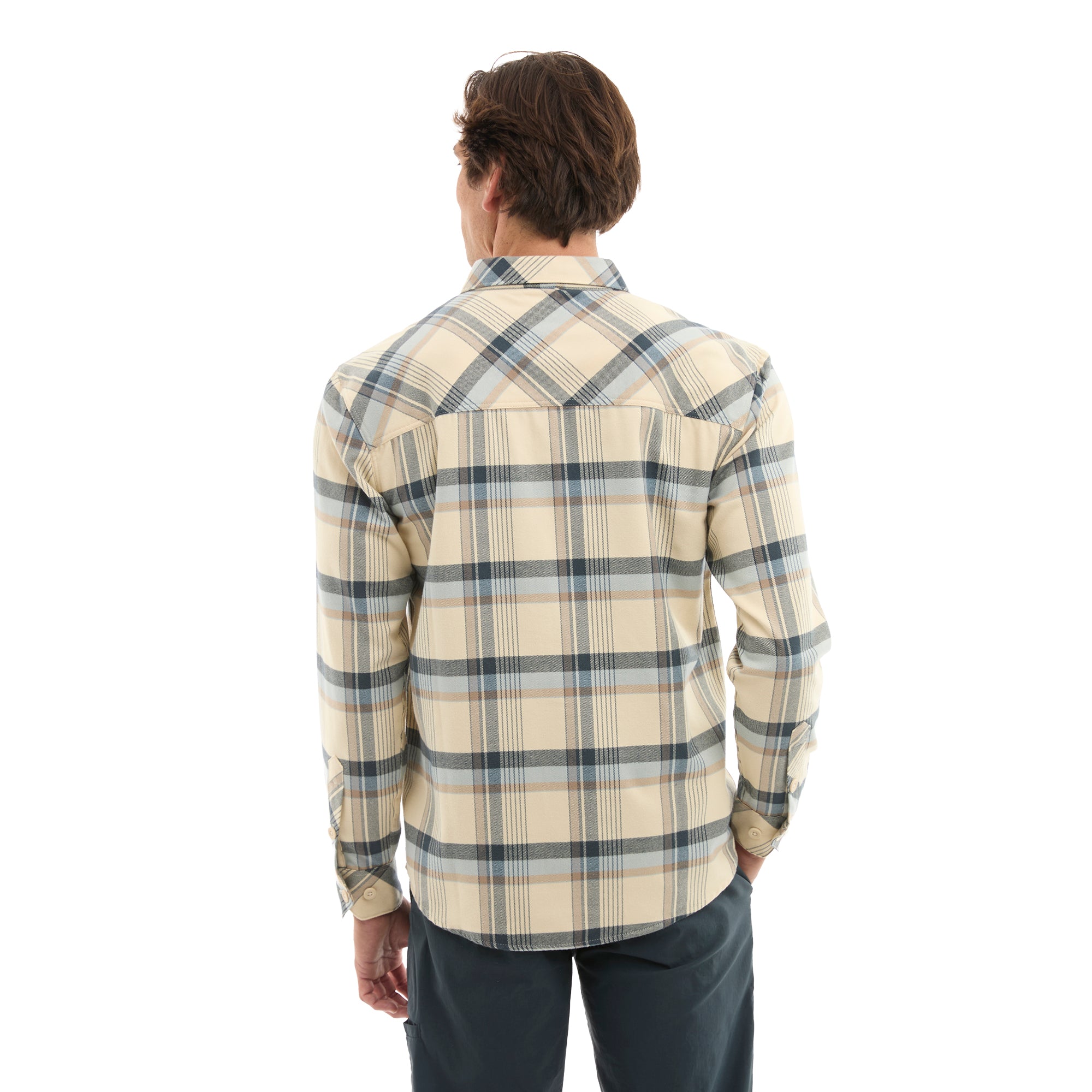 PELAGIC Faroe camicia flanella Sand cotone bio