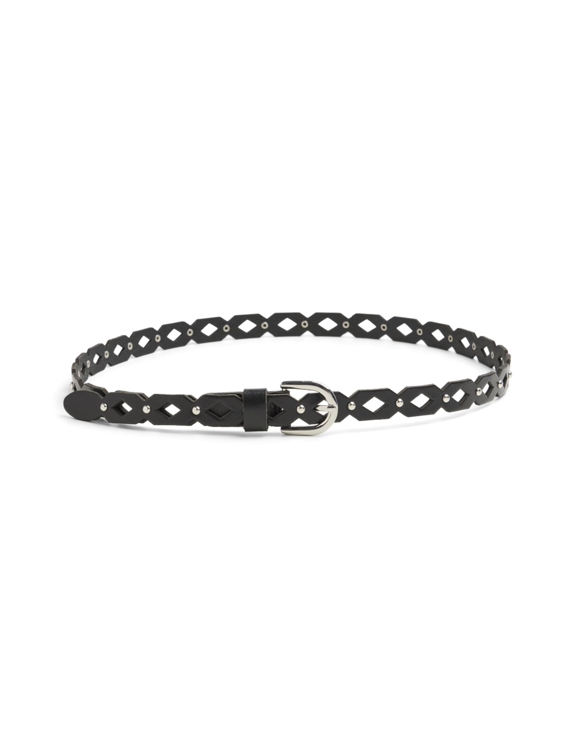 Pieces Pcnyas Leather Stud cintura donna 95 cm pelle