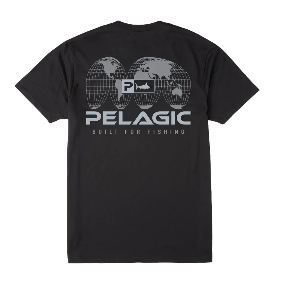 Pelagic Spliced maglietta heather black triblend