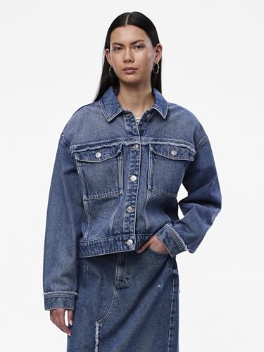 Pieces Pcalfi LS giacca jeans donna M