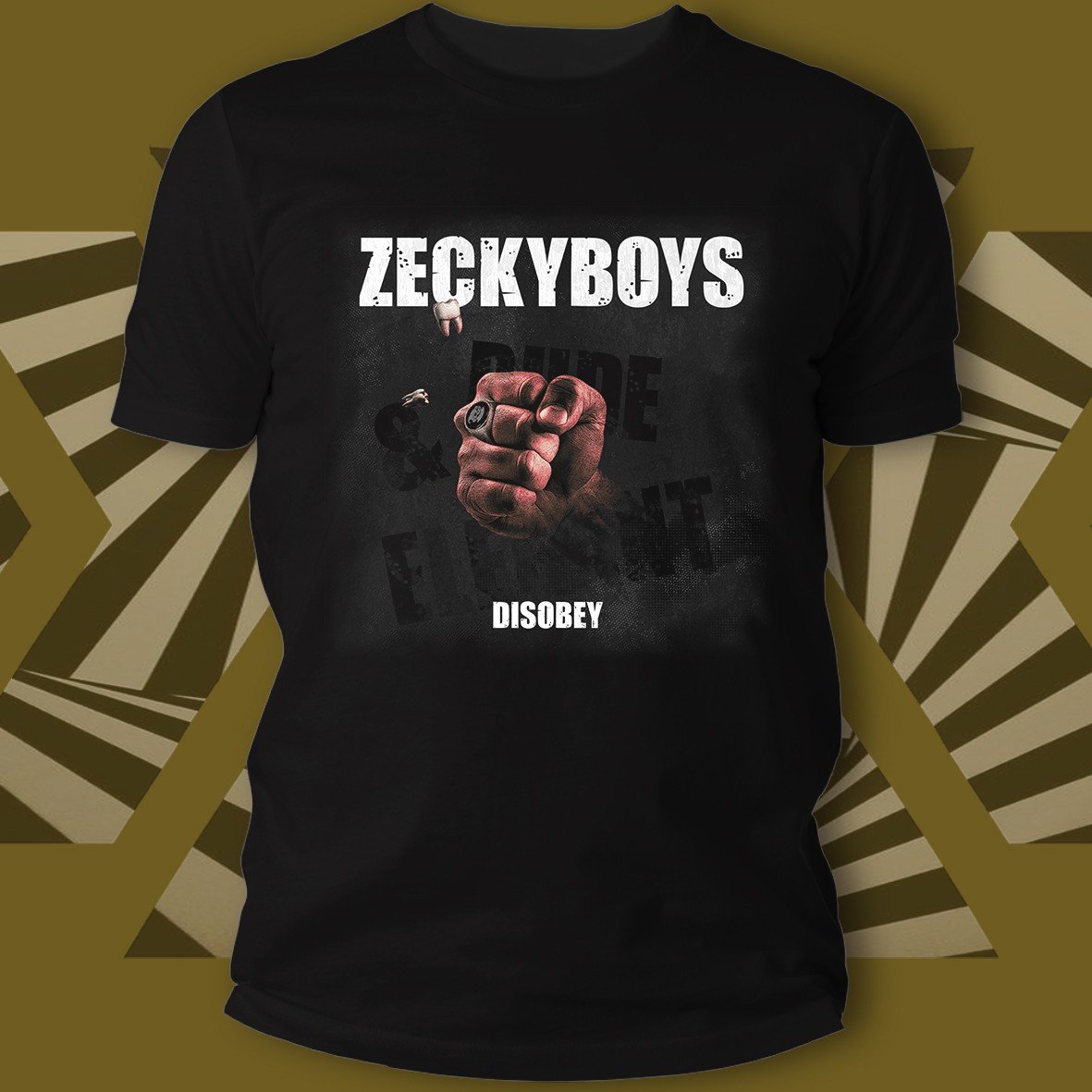Zeckyboys Disobey maglietta cotone organico