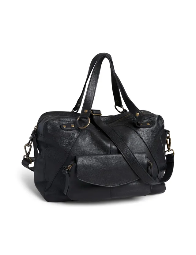 Pieces Pcfatima Leather Bag borsa nera pelle