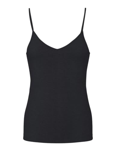 Pieces Pcsirene Canotta Donna L Bianco in cotone elasticizzato