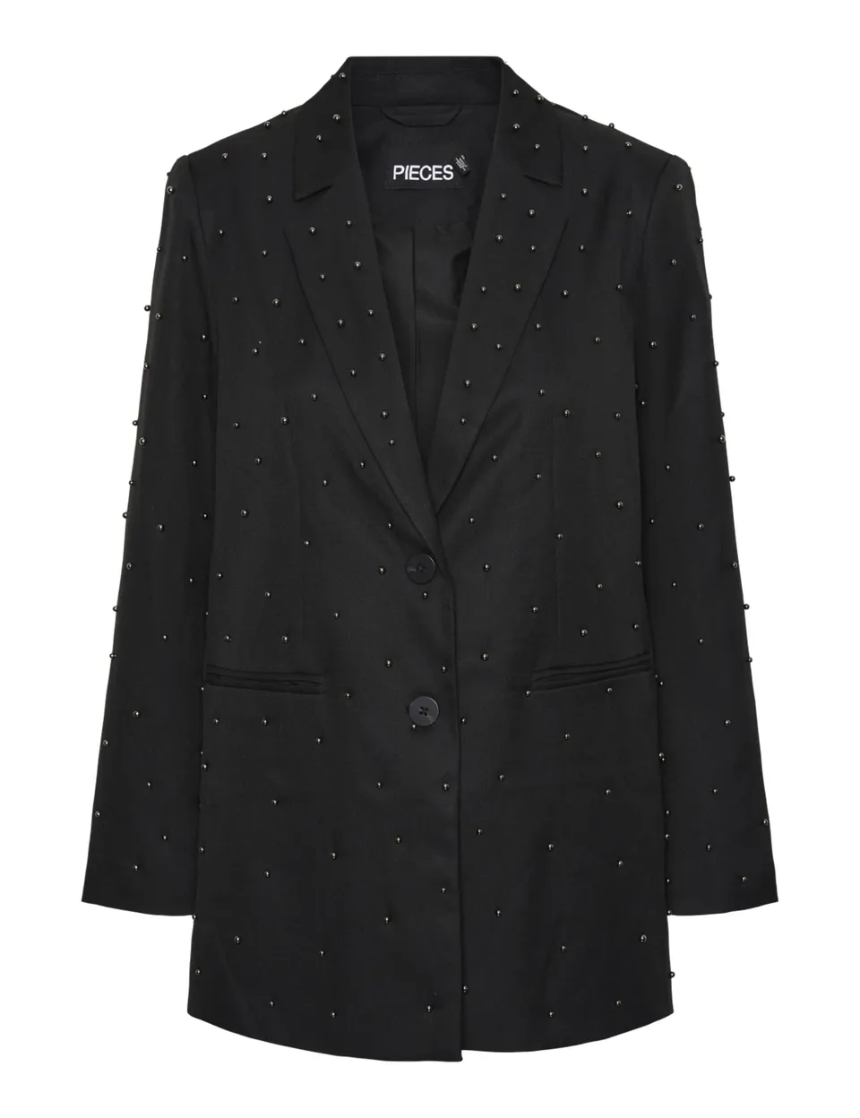 Pieces Pcru LS Embelish blazer donna L nero