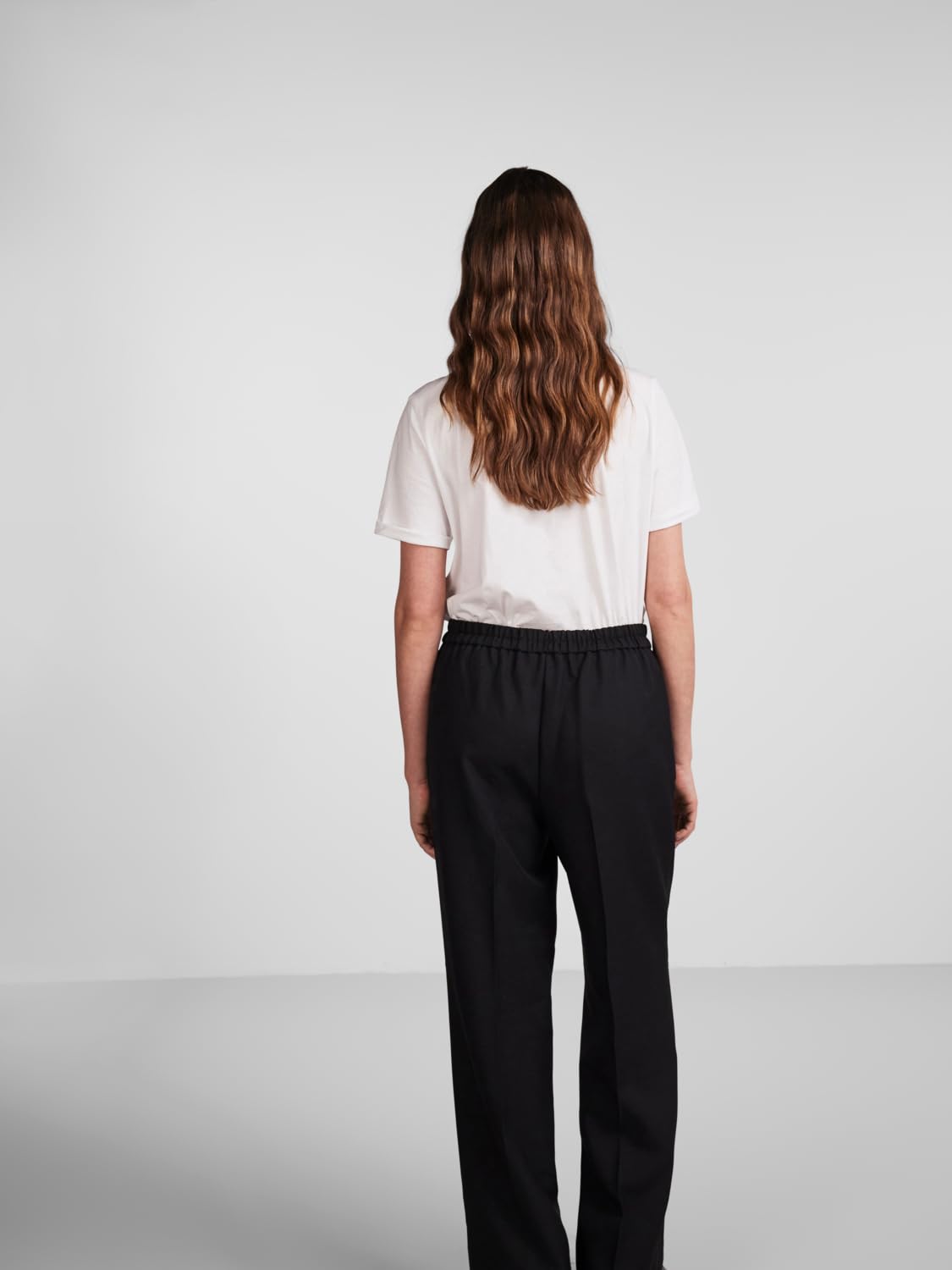 Pieces Pcneva HW Wide Pants Noos pantaloni larghi vita alta