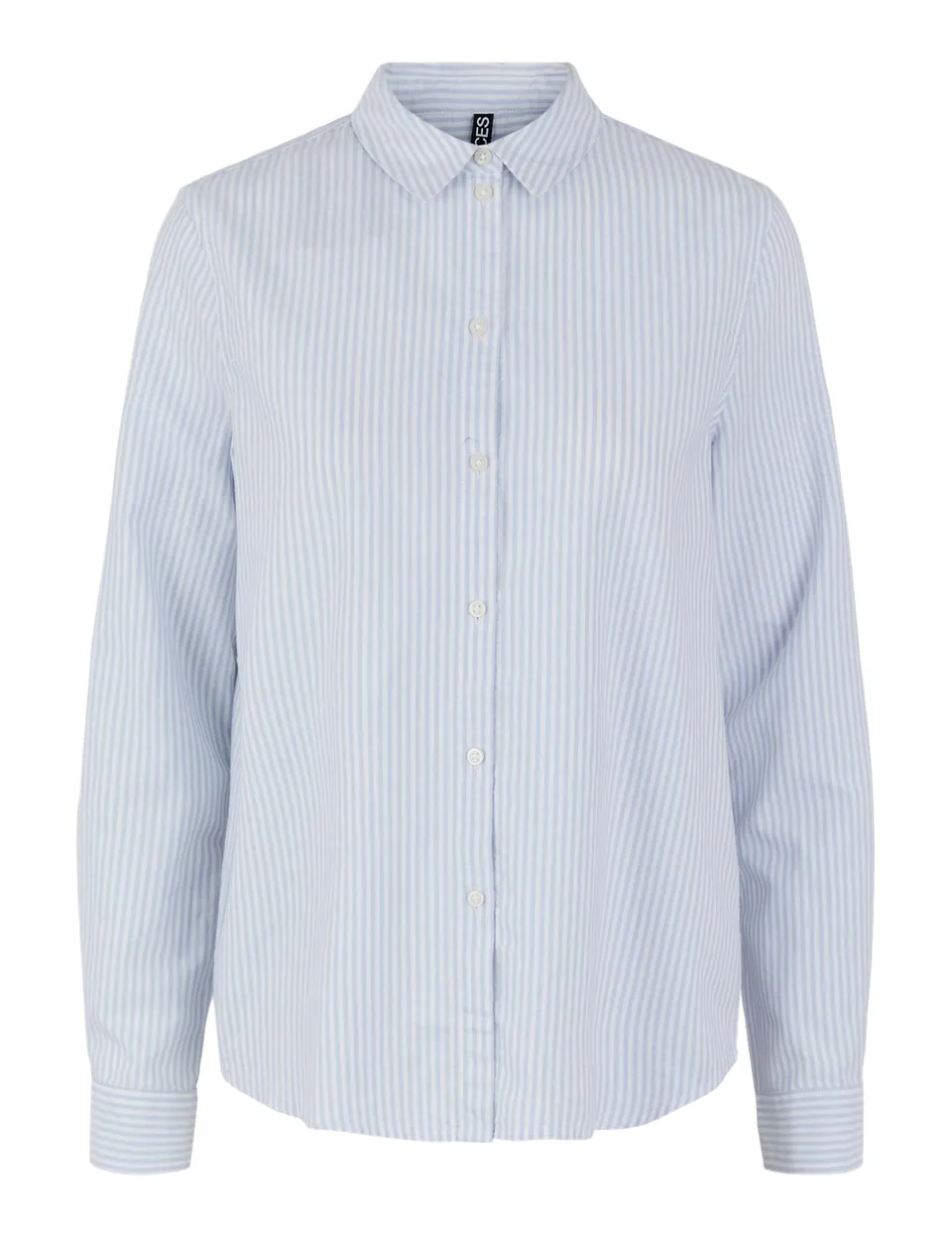 Pieces Pcirena LS Oxford Shirt camicia donna bianco cotone