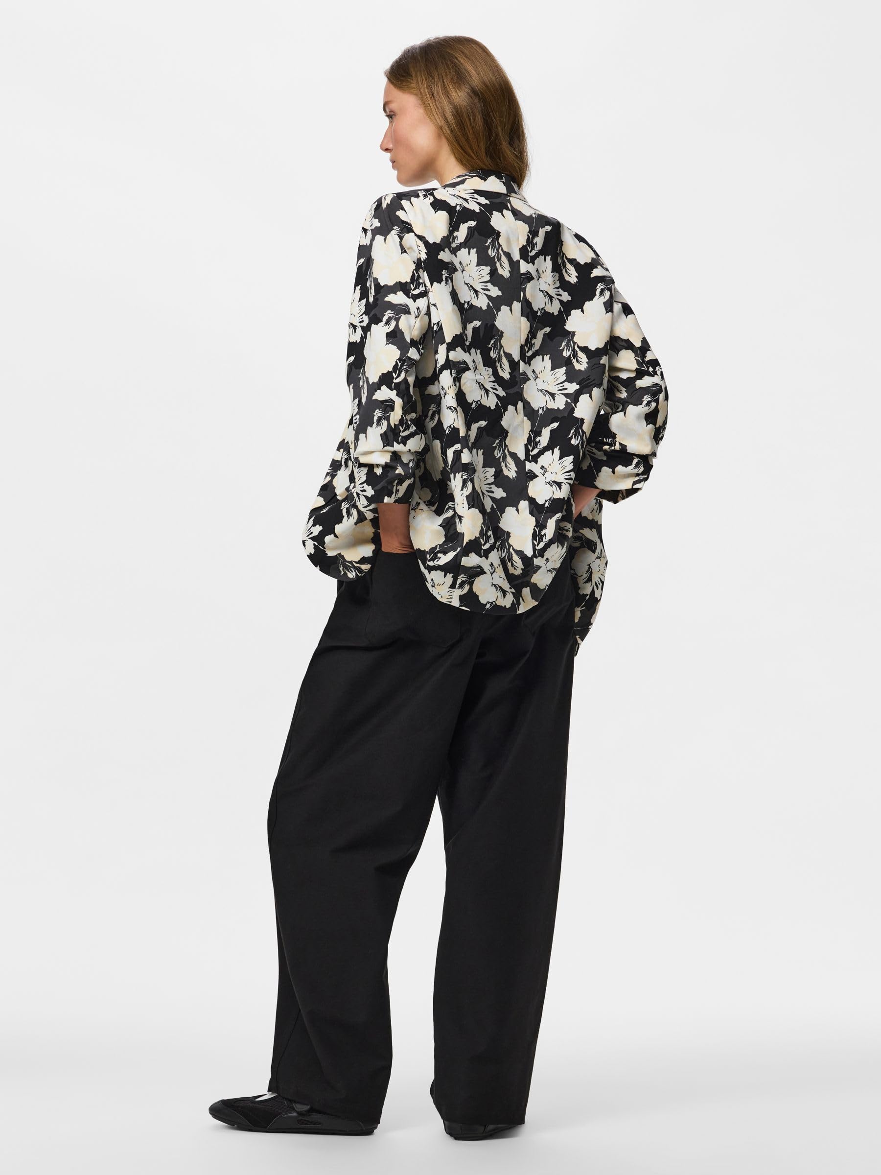 Pieces Pcbosella blazer donna stampato manica 3/4